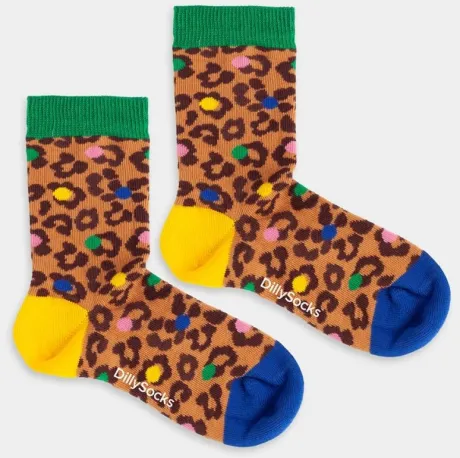 Kindersocken | Lil Leo Spots | DillySocks® Official