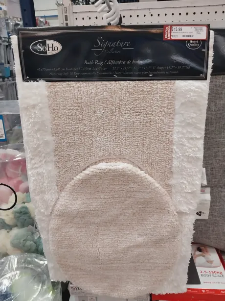 (1) Alfombra para baño 3 piezas