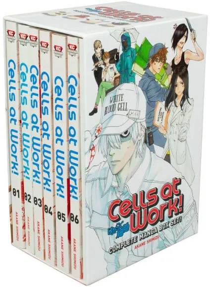 Manga cells at work