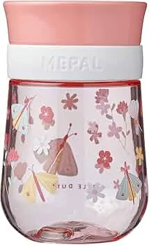 Mepal Mio – 360° Training Cup Flowers & Butterflies – Leak-proof Cup from 9 Months – Dishwasher-safe : Amazon.de: Home & Kitchen