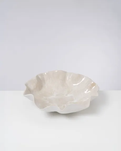 Areia Servierschale groß shell sand