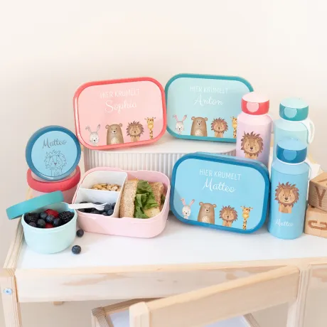 MEPAL Campus Pausenset - Tiere unten Aquarell