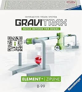 Ravensburger GraviTrax Element Zipline 27472 - Erweiterung für Deine Kugelbahn - Murmelbahn und Konstruktionsspielzeug ab 8 Jahre - Geburtstagsgeschenke: Amazon.de: Spielzeug