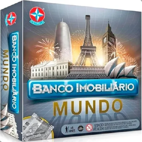 Jogo Banco Imobiliário Mundo, Estrela | Amazon.com.br