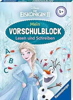 Disney Die Eiskönigin 2 Mein Vorschulblock Lesen und Schreiben - Konzentration, Erstes Lesen und Schreiben und Rätseln ab 5 Jahren - Spielerisches Lernen für Elsa-Fans ab Vorschule : Hahn, Stefanie: Amazon.de: Bücher