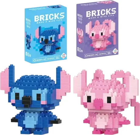 Конструктор Фігурка BRICKS Lilo & Stitch Стіч + Ангел Набір 2 Шт 420 ₴ — Купити на BIGL.UA ᐉ Ціна, Відгуки, Доставка (S1)