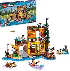 LEGO Friends Abenteuercamp mit Kayak, Bauspielzeug für Rollenspiele, Geschenkidee für Mädchen und Jungen ab 7 Jahren, Set mit 3 Spielfiguren und einem Bären, Camping-Spielzeug 42626: Amazon.de: Spielzeug