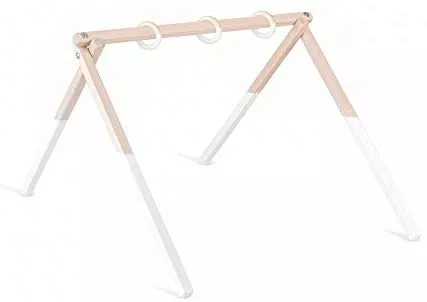 Sämann® Spieltrapez, Aktivcenter, Babyspielzeug aus Holz, mehrfarbig, Buchenholz, Baby Gym, Spielbogen (S, weiß/natur)) : Amazon.de: Spielzeug