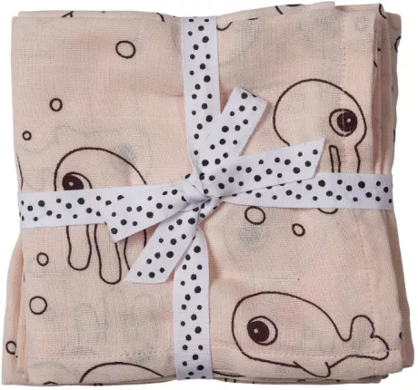 Done by Deer™ Spucktuch 2er-Pack Sea Friends Puder - babymarkt.de